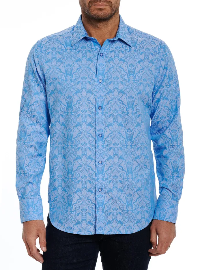 Robert Graham Long Sleeve Button Down Shirts Men HIGHLAND LONG SLEEVE BUTTON DOWN SHIRT Classic