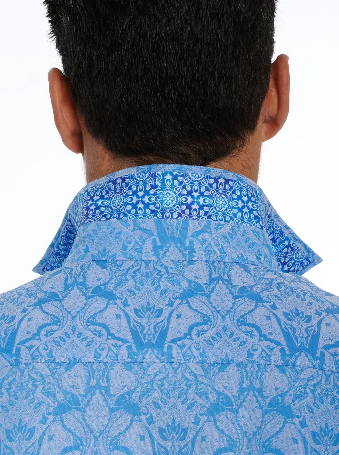 Robert Graham Long Sleeve Button Down Shirts Men HIGHLAND LONG SLEEVE BUTTON DOWN SHIRT Classic