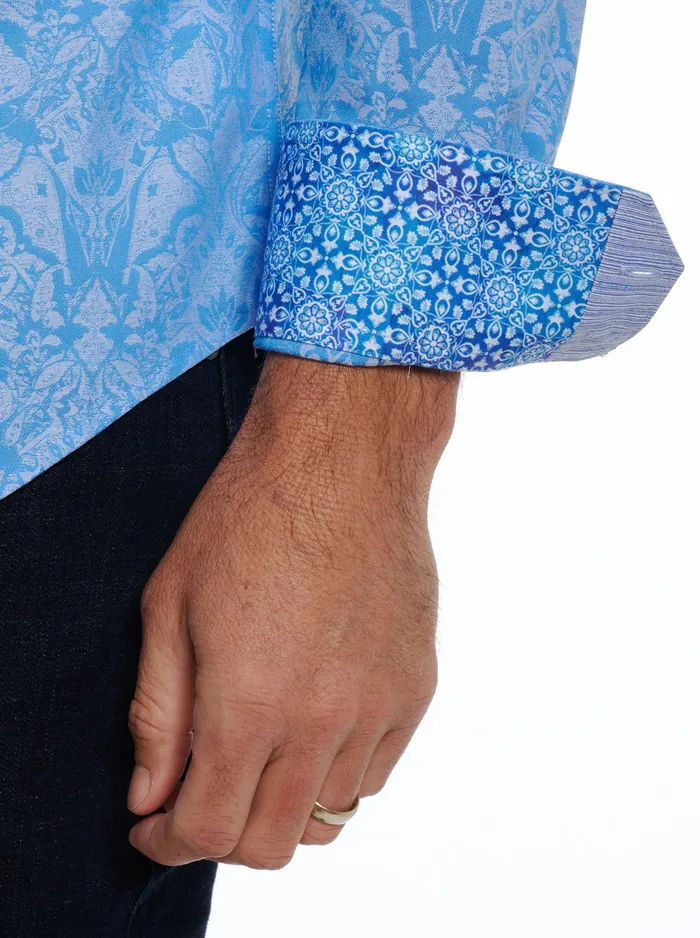 Robert Graham Long Sleeve Button Down Shirts Men HIGHLAND LONG SLEEVE BUTTON DOWN SHIRT Classic