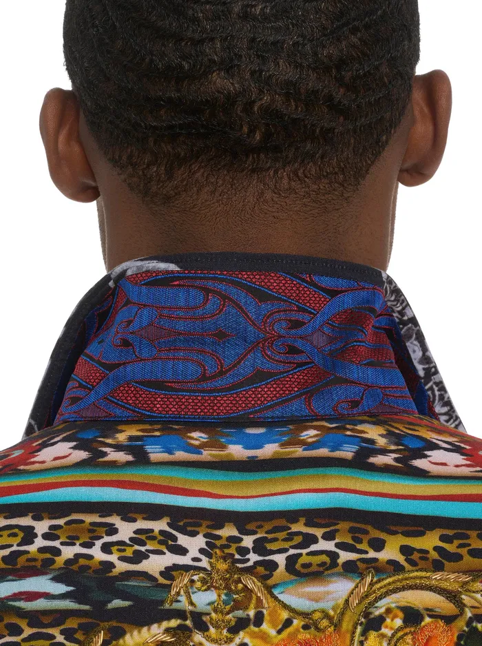 Robert Graham Long Sleeve Button Down Shirts Men LIMITED EDITION THE OTTOMAN LONG SLEEVE BUTTON DOWN SHIRT Multi