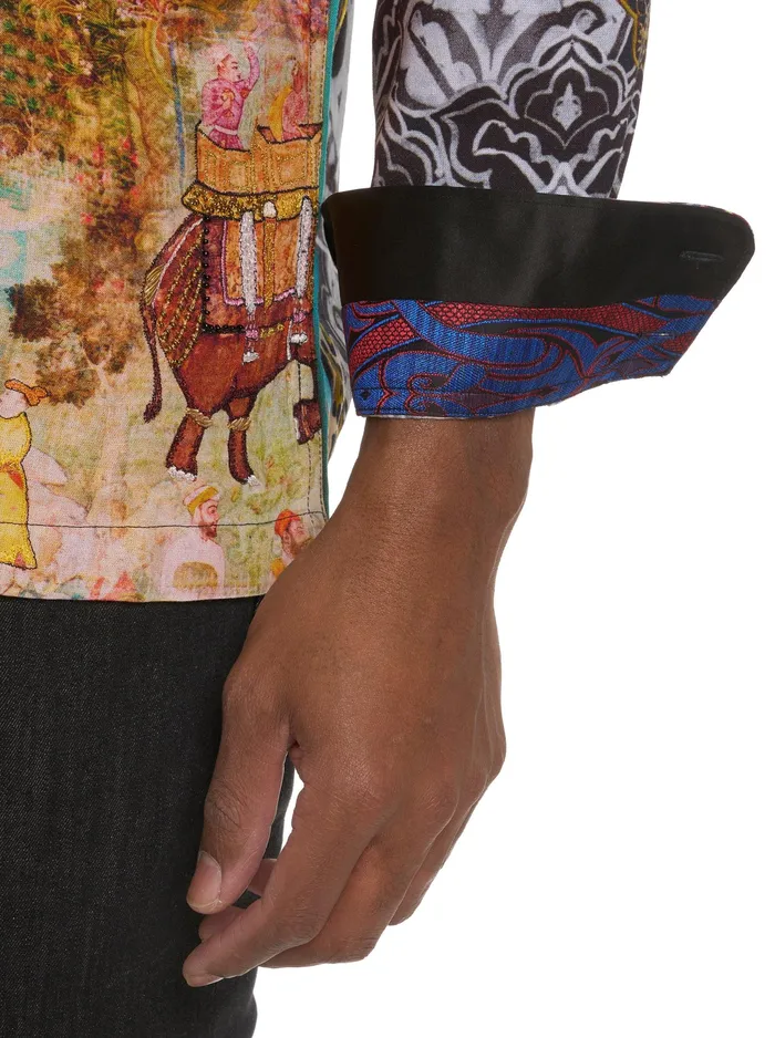 Robert Graham Long Sleeve Button Down Shirts Men LIMITED EDITION THE OTTOMAN LONG SLEEVE BUTTON DOWN SHIRT Multi