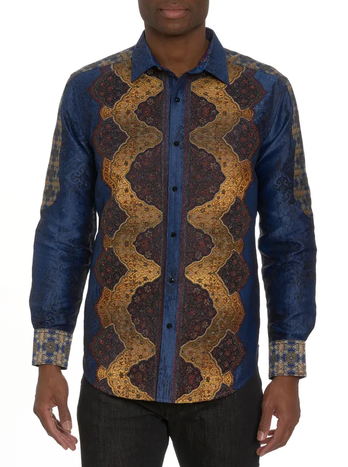 Robert Graham Long Sleeve Button Down Shirts Men LIMITED EDITION THE RENAISSANCE LONG SLEEVE BUTTON DOWN SHIRT Multi