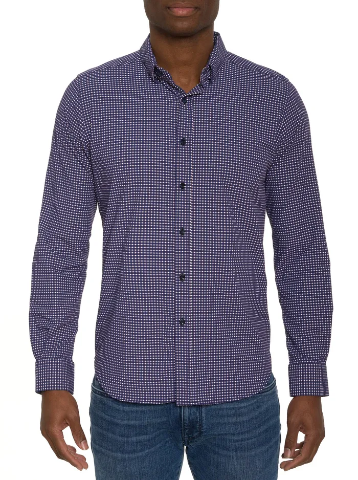 Robert Graham Long Sleeve Button Down Shirts Men LONARDO MOTION LONG SLEEVE BUTTON DOWN SHIRT Blue Robert Graham Long Sleeve Button Down Shirts Men LONARDO MOTION LONG SLEEVE BUTTON DOWN SHIRT Blue