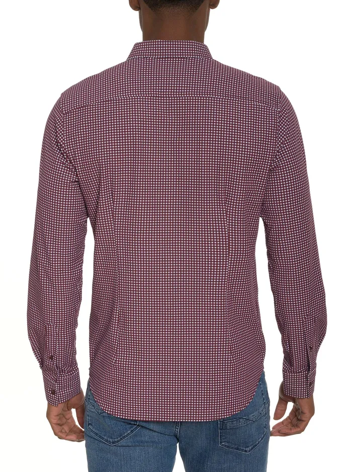 Robert Graham Long Sleeve Button Down Shirts Men LONARDO MOTION LONG SLEEVE BUTTON DOWN SHIRT Blue