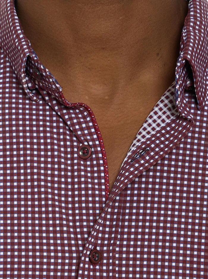 Robert Graham Long Sleeve Button Down Shirts Men LONARDO MOTION LONG SLEEVE BUTTON DOWN SHIRT Blue