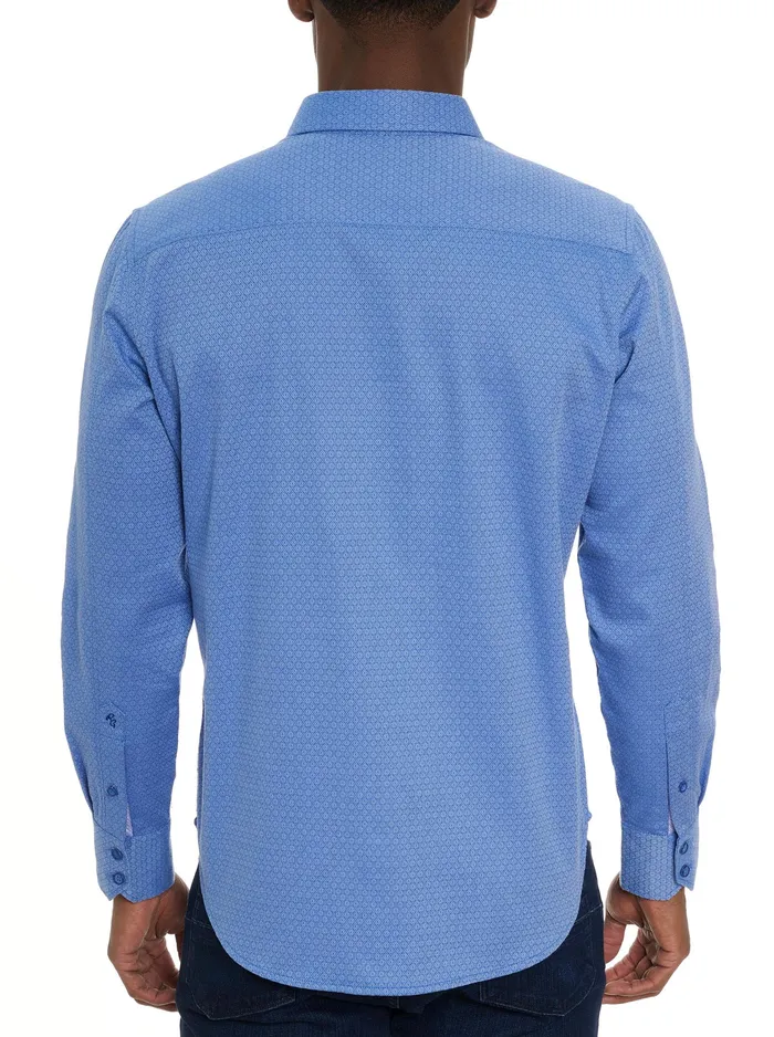 Robert Graham Long Sleeve Button Down Shirts Men METRO LONG SLEEVE BUTTON DOWN SHIRT Blue