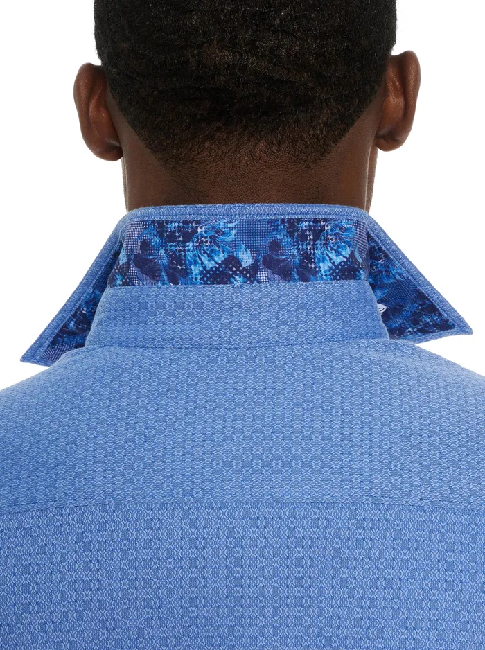 Robert Graham Long Sleeve Button Down Shirts Men METRO LONG SLEEVE BUTTON DOWN SHIRT Blue