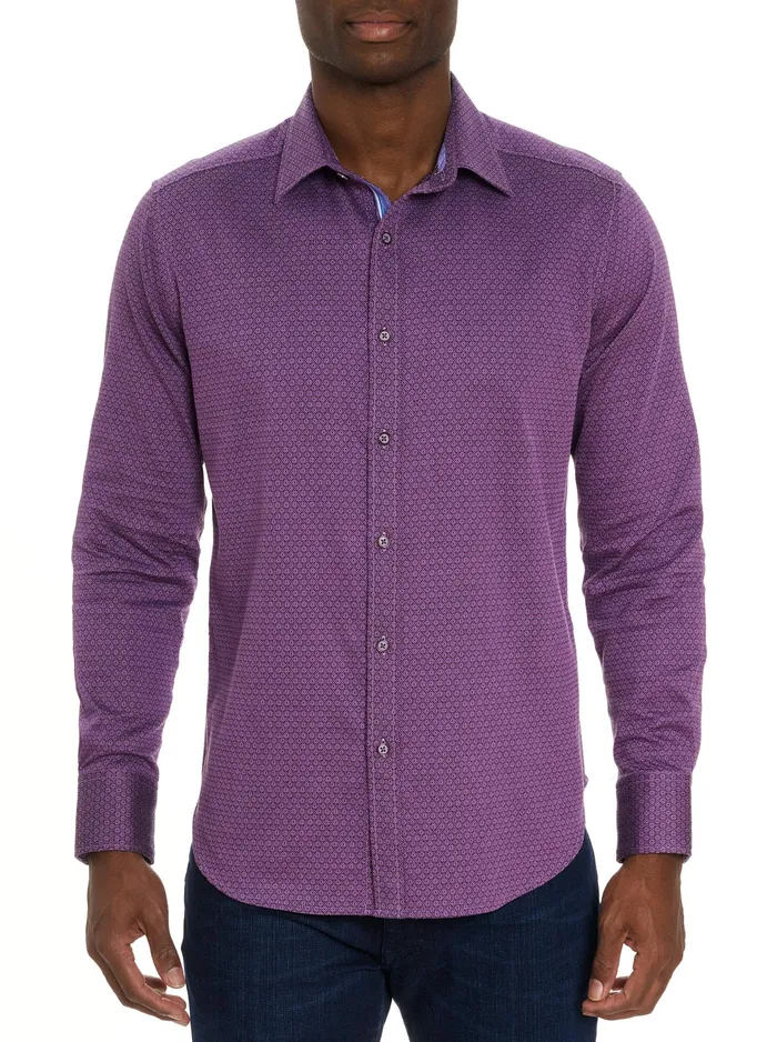 Robert Graham Long Sleeve Button Down Shirts Men METRO LONG SLEEVE BUTTON DOWN SHIRT Blue