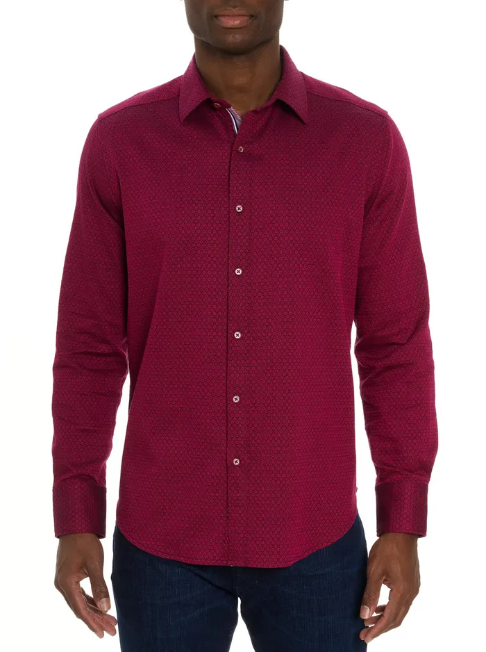 Robert Graham Long Sleeve Button Down Shirts Men METRO LONG SLEEVE BUTTON DOWN SHIRT Blue
