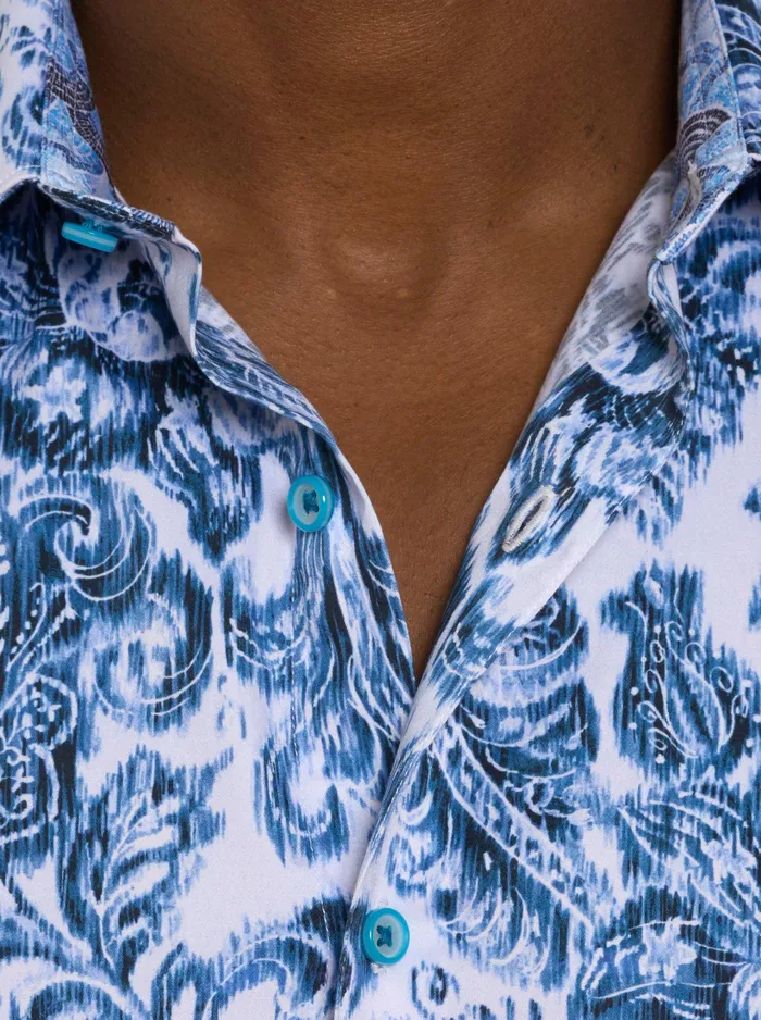 Robert Graham Long Sleeve Button Down Shirts Men MILLENNIUM LONG SLEEVE BUTTON DOWN SHIRT Dark Teal