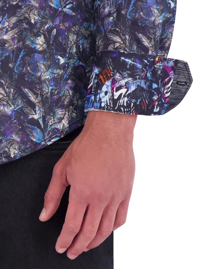 Robert Graham Long Sleeve Button Down Shirts Men PARKES LONG SLEEVE BUTTON FRONT SHIRT Multi