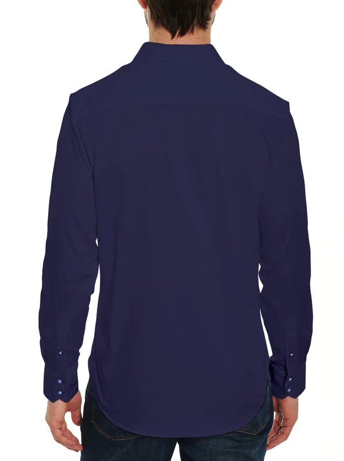 Robert Graham Long Sleeve Button Down Shirts Men RIGHTEOUS 2 LONG SLEEVE BUTTON DOWN SHIRT Black