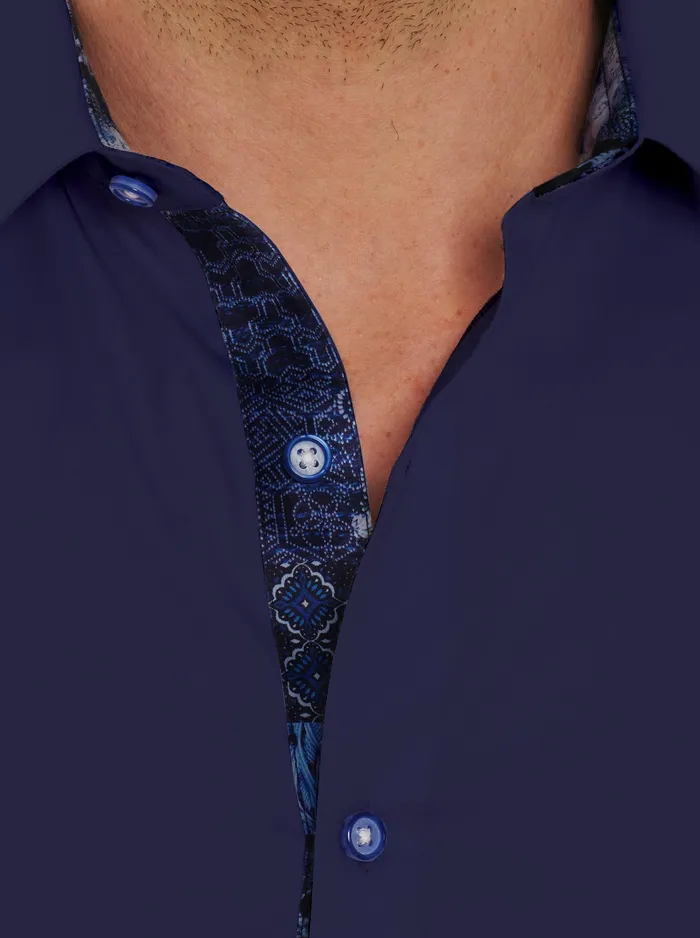 Robert Graham Long Sleeve Button Down Shirts Men RIGHTEOUS 2 LONG SLEEVE BUTTON DOWN SHIRT Black