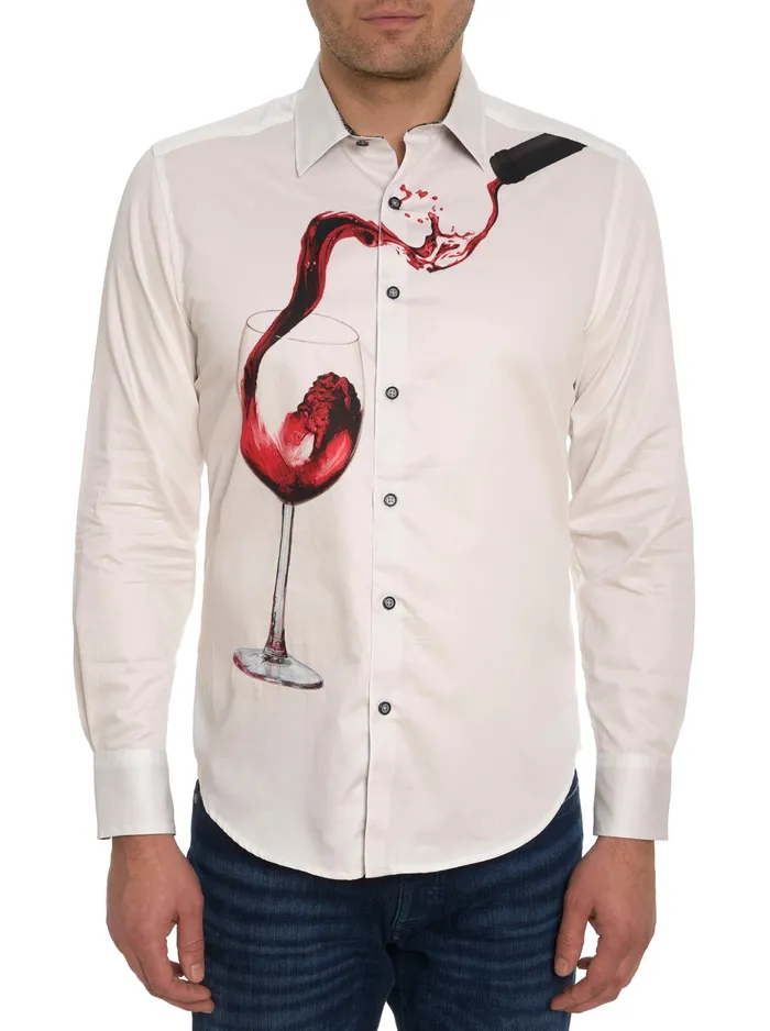 Robert Graham Long Sleeve Button Down Shirts Men SAGER LONG SLEEVE BUTTON DOWN SHIRT White Robert Graham Long Sleeve Button Down Shirts Men SAGER LONG SLEEVE BUTTON DOWN SHIRT White