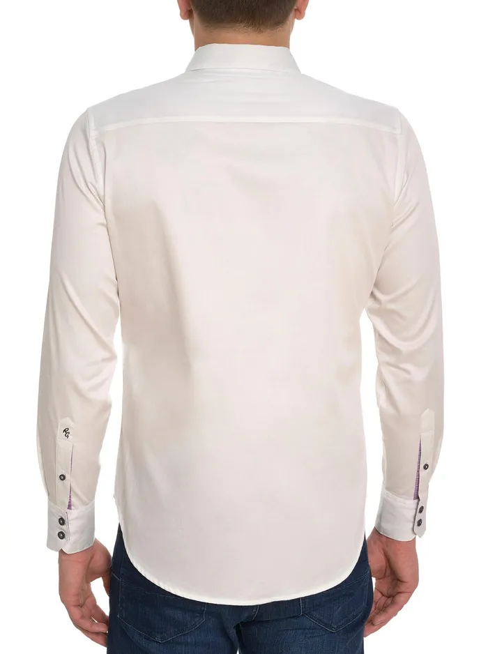 Robert Graham Long Sleeve Button Down Shirts Men SAGER LONG SLEEVE BUTTON DOWN SHIRT White