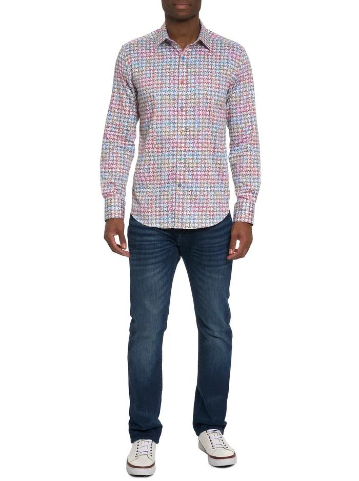 Robert Graham Long Sleeve Button Down Shirts Men SEVEN HILLS LONG SLEEVE BUTTON DOWN SHIRT Multi