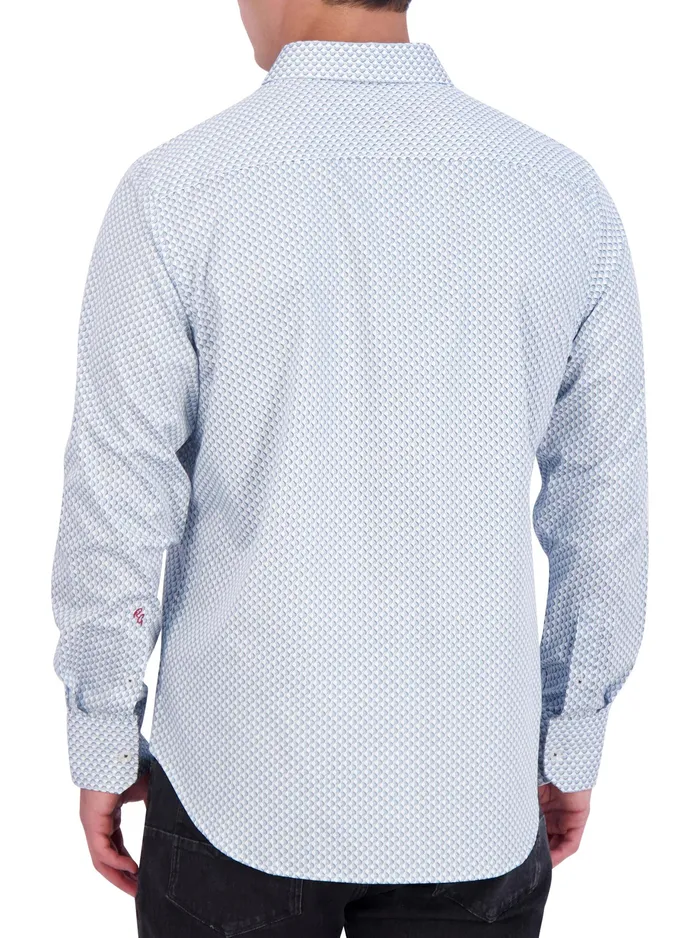 Robert Graham Long Sleeve Button Down Shirts Men SHELTON LONG SLEEVE BUTTON DOWN SHIRT Blue