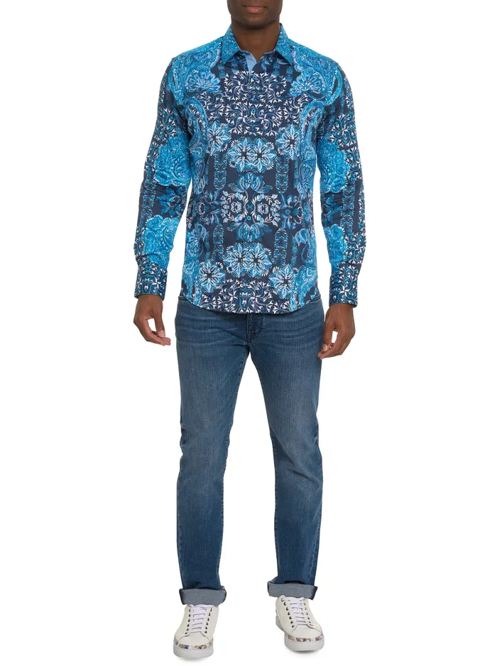 Robert Graham Long Sleeve Button Down Shirts Men THE GRAND LONG SLEEVE BUTTON DOWN SHIRT Multi