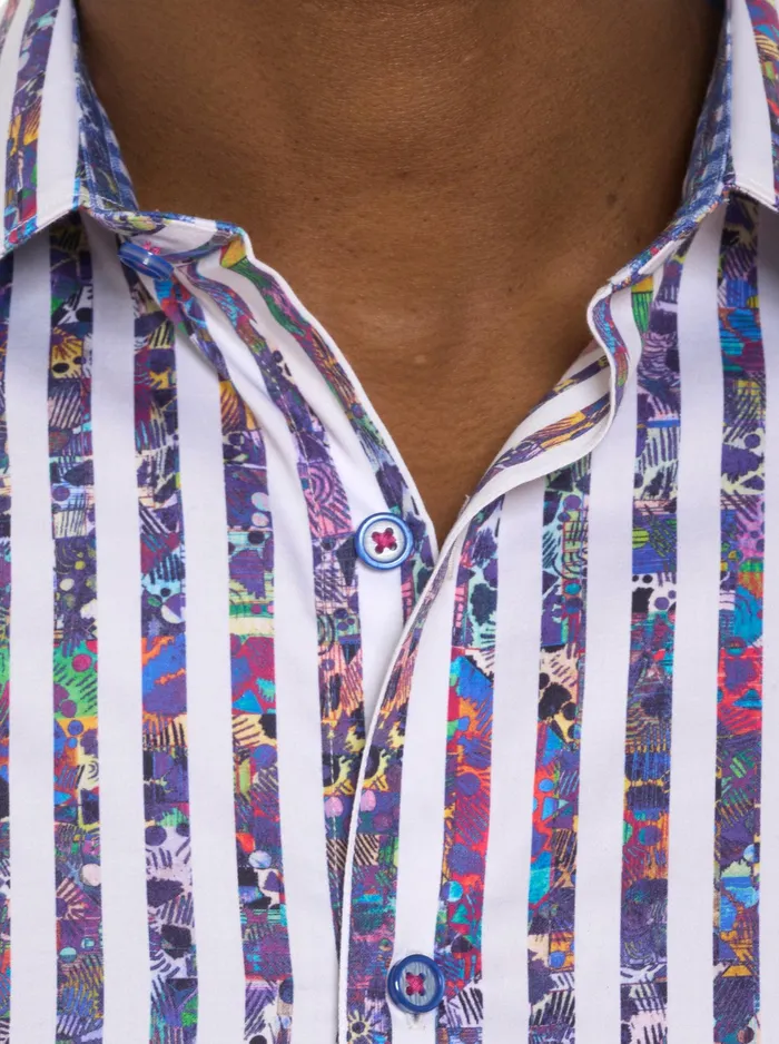 Robert Graham Long Sleeve Button Down Shirts Men TONALE LONG SLEEVE BUTTON DOWN SHIRT Multi