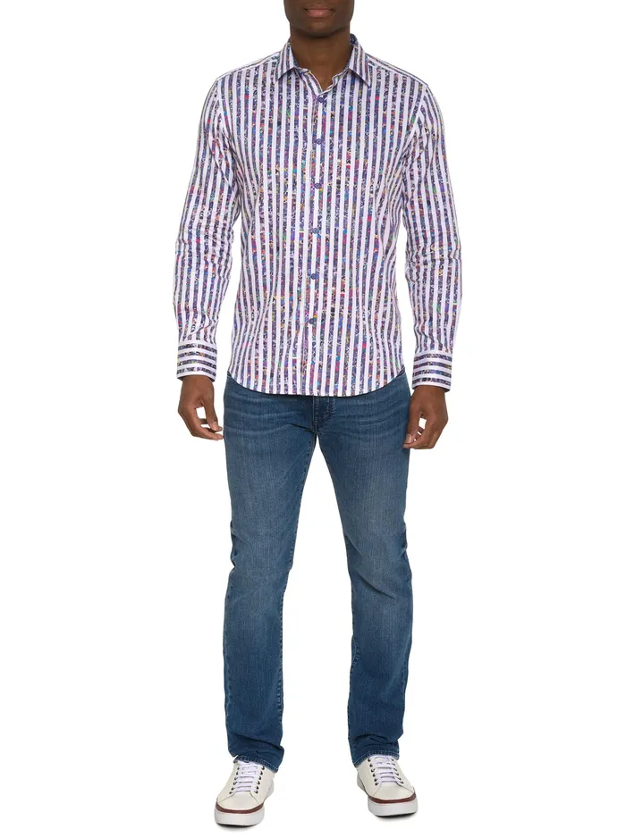Robert Graham Long Sleeve Button Down Shirts Men TONALE LONG SLEEVE BUTTON DOWN SHIRT Multi