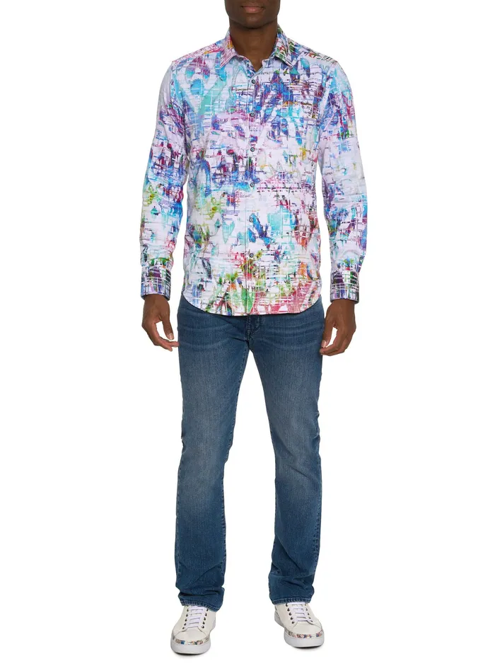 Robert Graham Long Sleeve Button Down Shirts Men TRIBECA LONG SLEEVE BUTTON DOWN SHIRT Multi