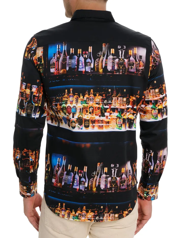 Robert Graham Long Sleeve Button Down Shirts Men WHISKEY IN JAR 2 LONG SLEEVE BUTTON FRONT SHIRT Multi