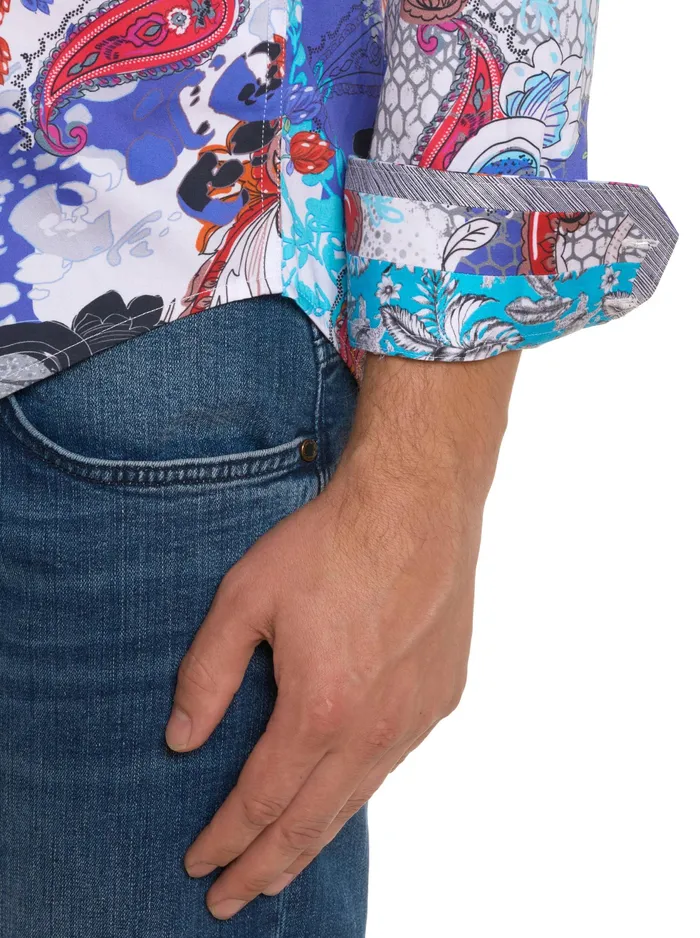 Robert Graham Long Sleeve Button Down Shirts Men WINGATE LONG SLEEVE BUTTON DOWN SHIRT Multi
