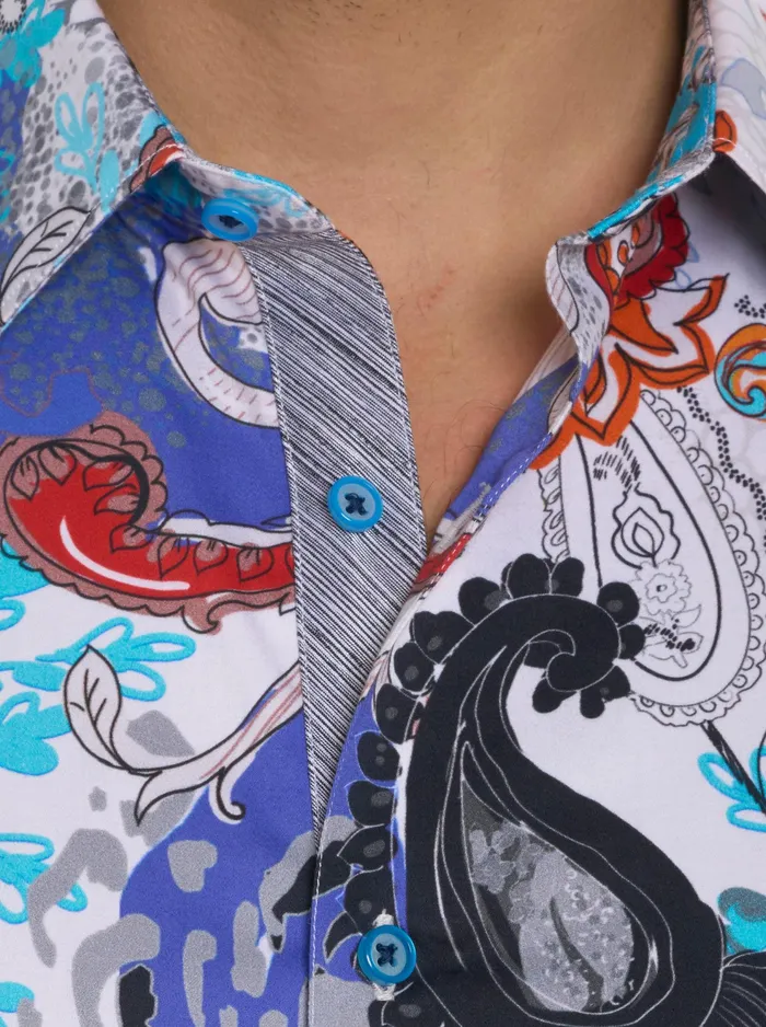 Robert Graham Long Sleeve Button Down Shirts Men WINGATE LONG SLEEVE BUTTON DOWN SHIRT Multi