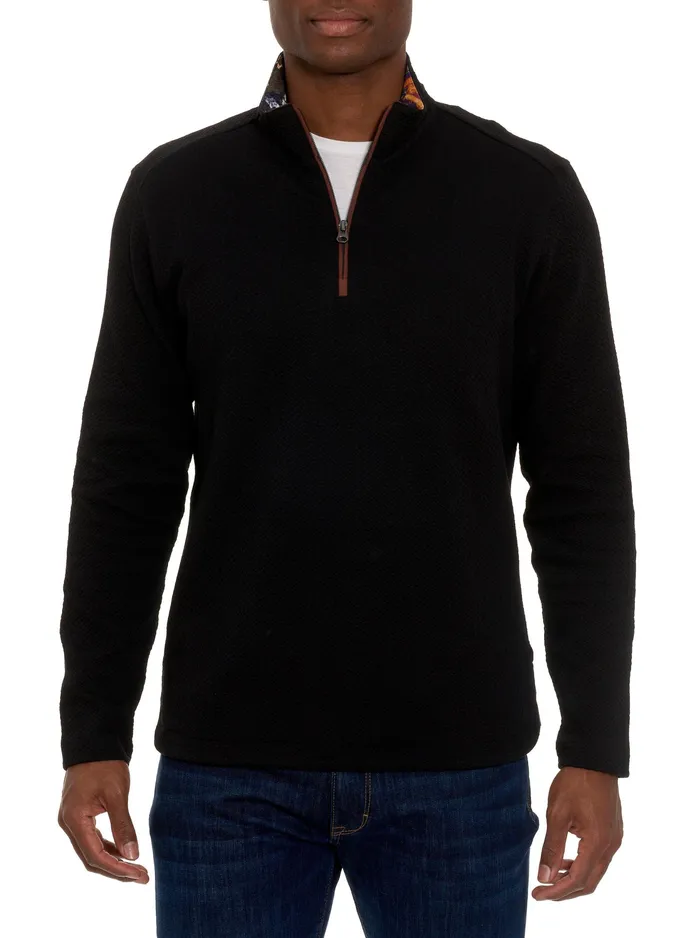 Robert Graham Long Sleeve Knits Men DEIMOS LONG SLEEVE KNIT Navy