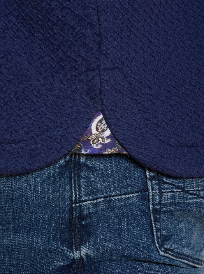 Robert Graham Long Sleeve Knits Men DEIMOS LONG SLEEVE KNIT Navy