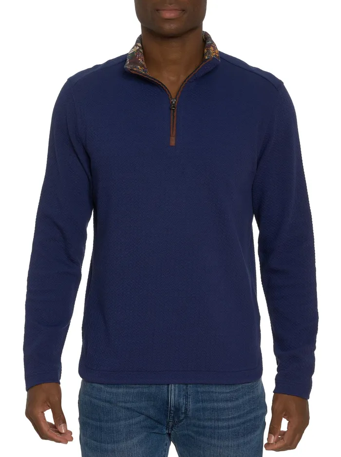 Robert Graham Long Sleeve Knits Men DEIMOS LONG SLEEVE KNIT Navy