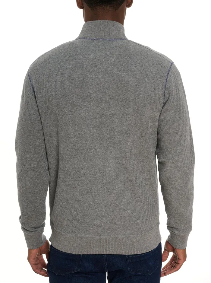 Robert Graham Long Sleeve Knits Men MOSER LONG SLEEVE KNIT TOP Blue