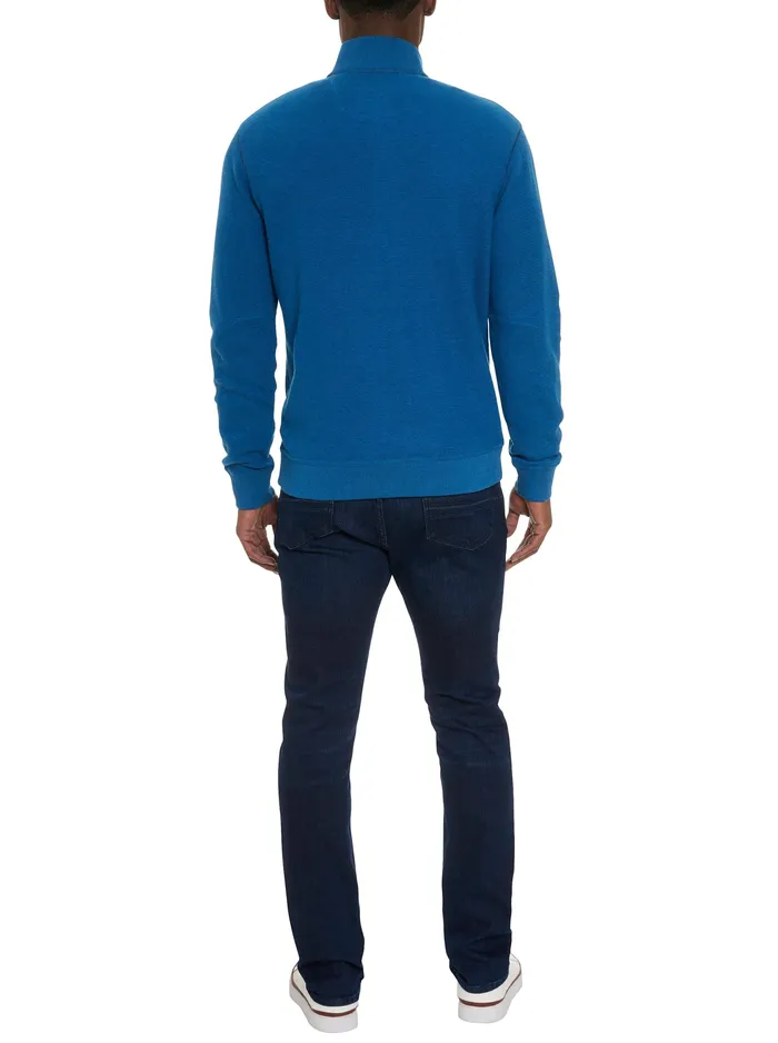 Robert Graham Long Sleeve Knits Men MOSER LONG SLEEVE KNIT TOP Blue