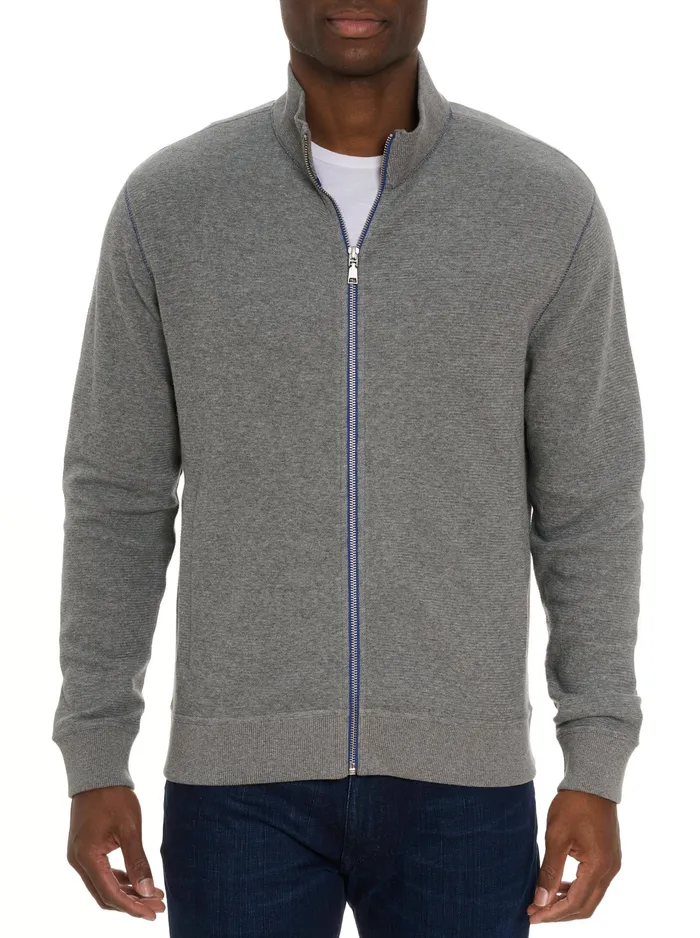 Robert Graham Long Sleeve Knits Men MOSER LONG SLEEVE KNIT TOP Blue
