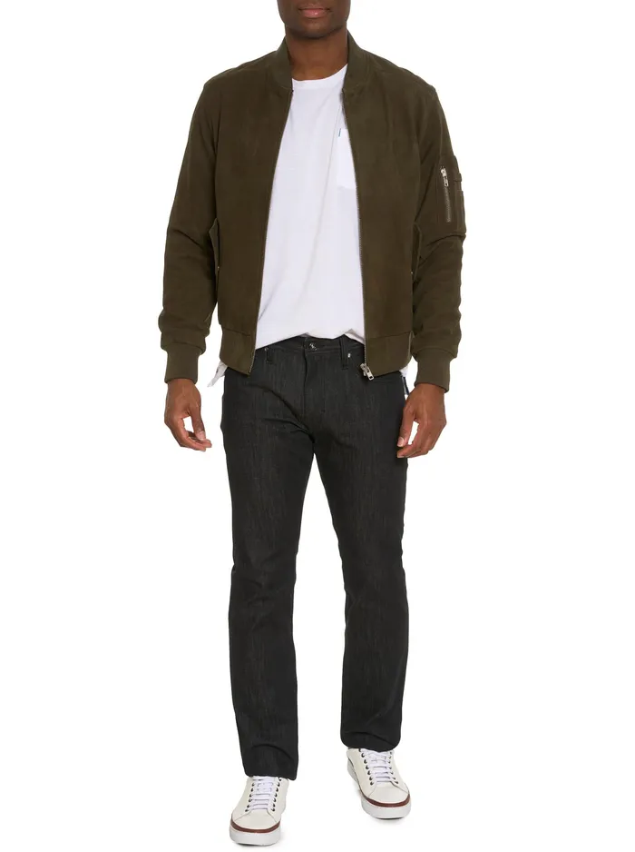 Robert Graham Outerwear Men GASPER NUBUCK JACKET Forest