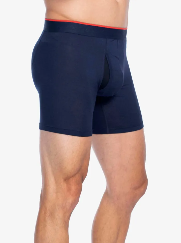 Robert Graham Pajamas and Underwear Men 3PK BOXER BRIEFS Navy