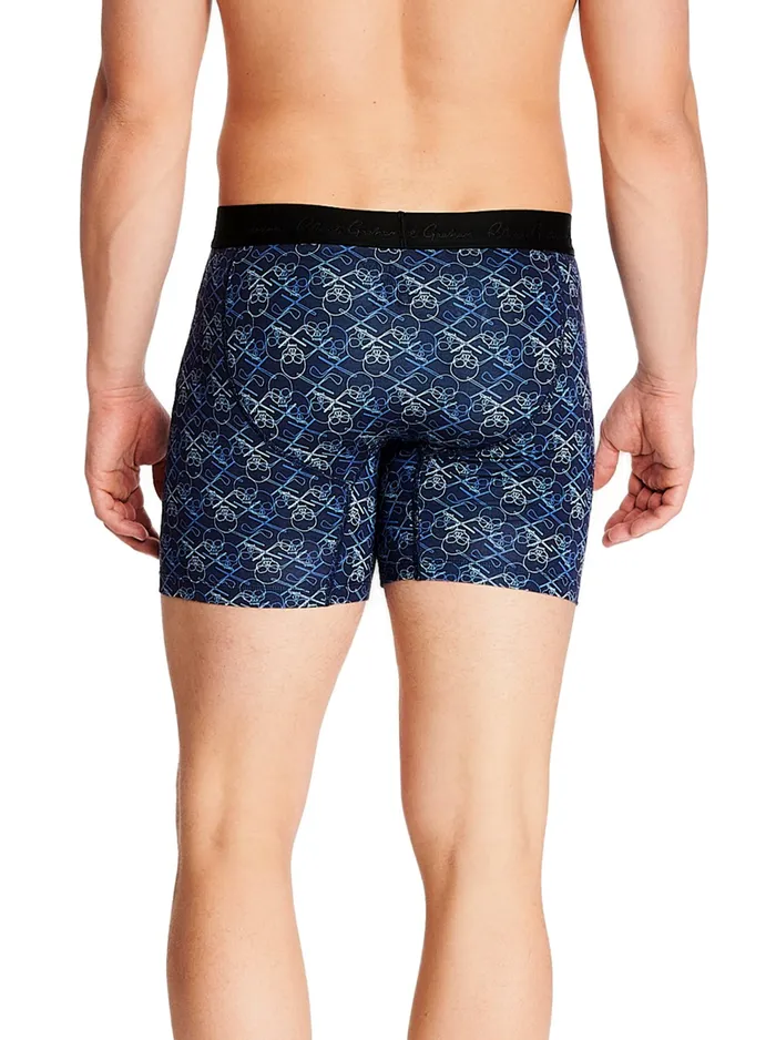 Robert Graham Pajamas and Underwear Men BLUE SKULL BOXER Blue