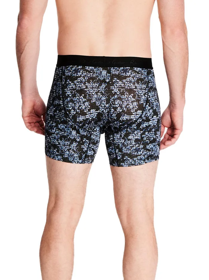 Robert Graham Pajamas and Underwear Men WINDOW PRINT BOXER BRIEF Black