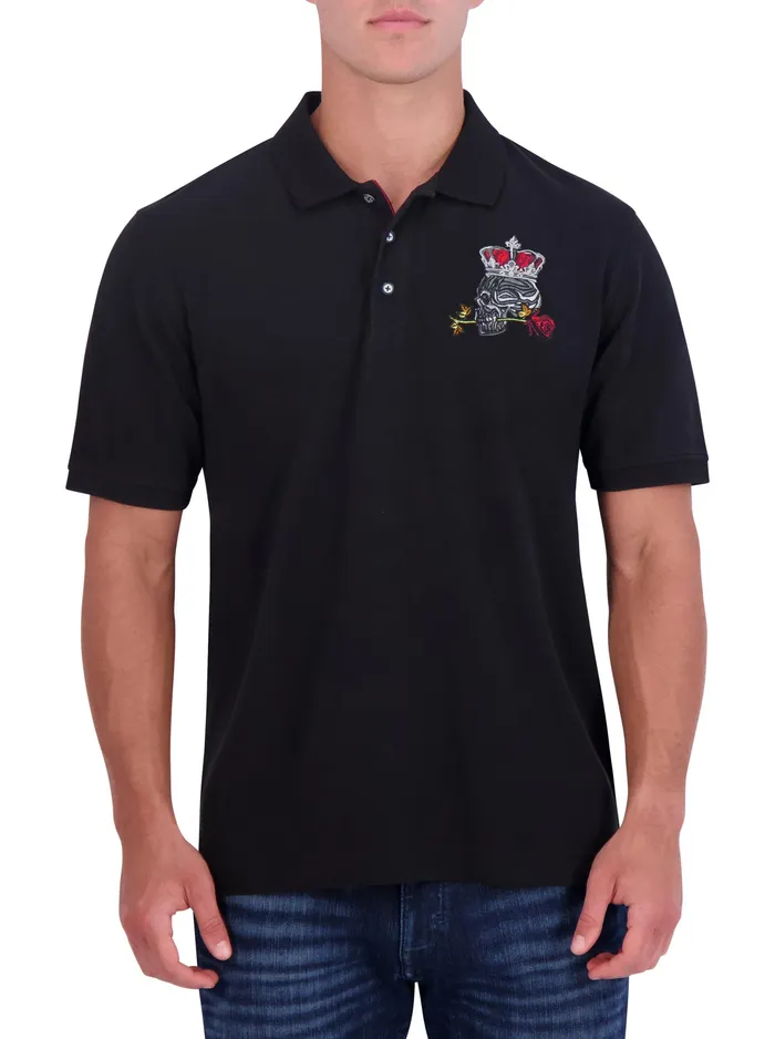 Robert Graham Polos and TShirts Men AREZZO KNIT POLO Black