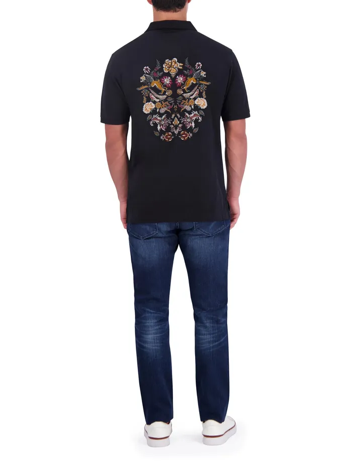 Robert Graham Polos and TShirts Men AREZZO KNIT POLO Black