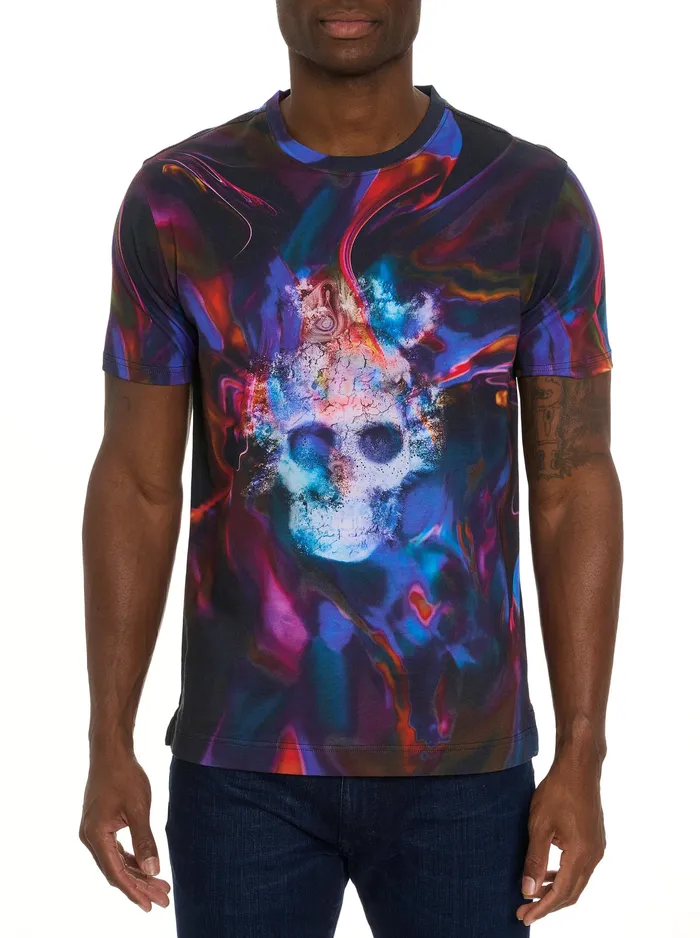 Robert Graham Polos and TShirts Men AURORA SKULL GRAPHIC TSHIRT Multi