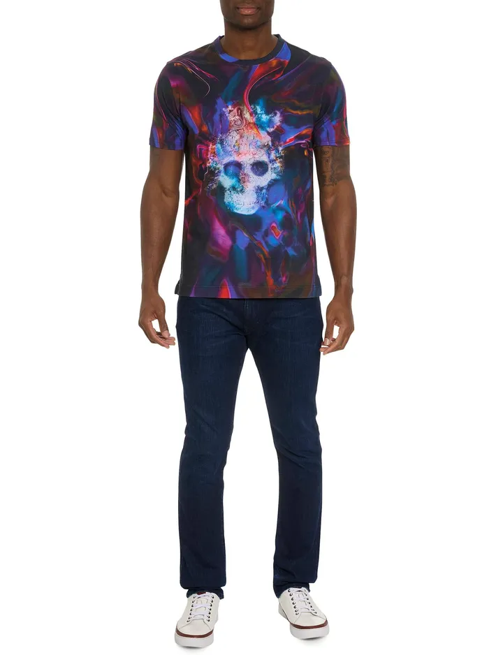 Robert Graham Polos and TShirts Men AURORA SKULL GRAPHIC TSHIRT Multi