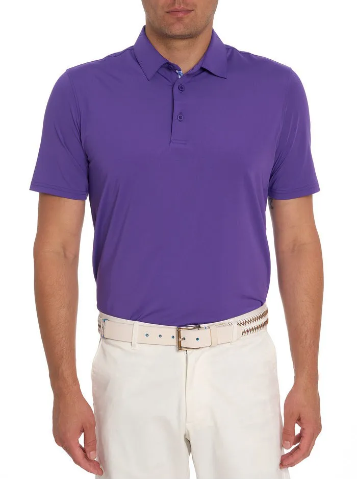 Robert Graham Polos and TShirts Men AXELSEN PERFORMANCE POLO Purple