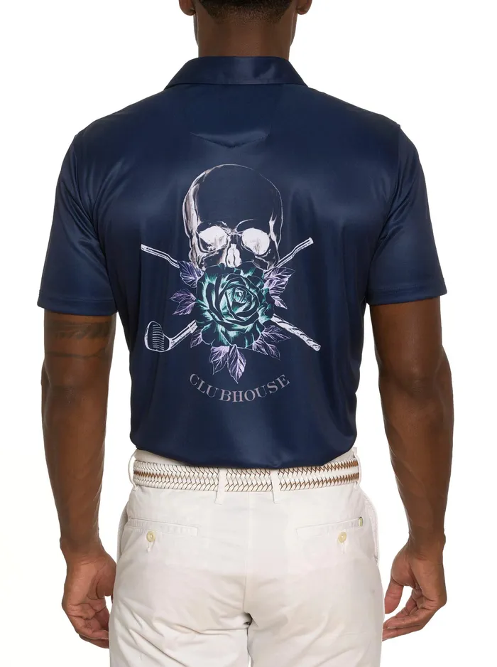 Robert Graham Polos and TShirts Men BLADE IRON PERFORMANCE POLO Navy
