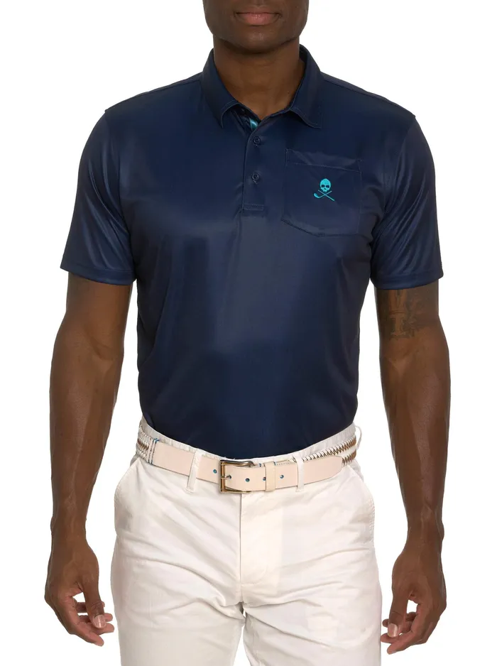 Robert Graham Polos and TShirts Men BLADE IRON PERFORMANCE POLO Navy