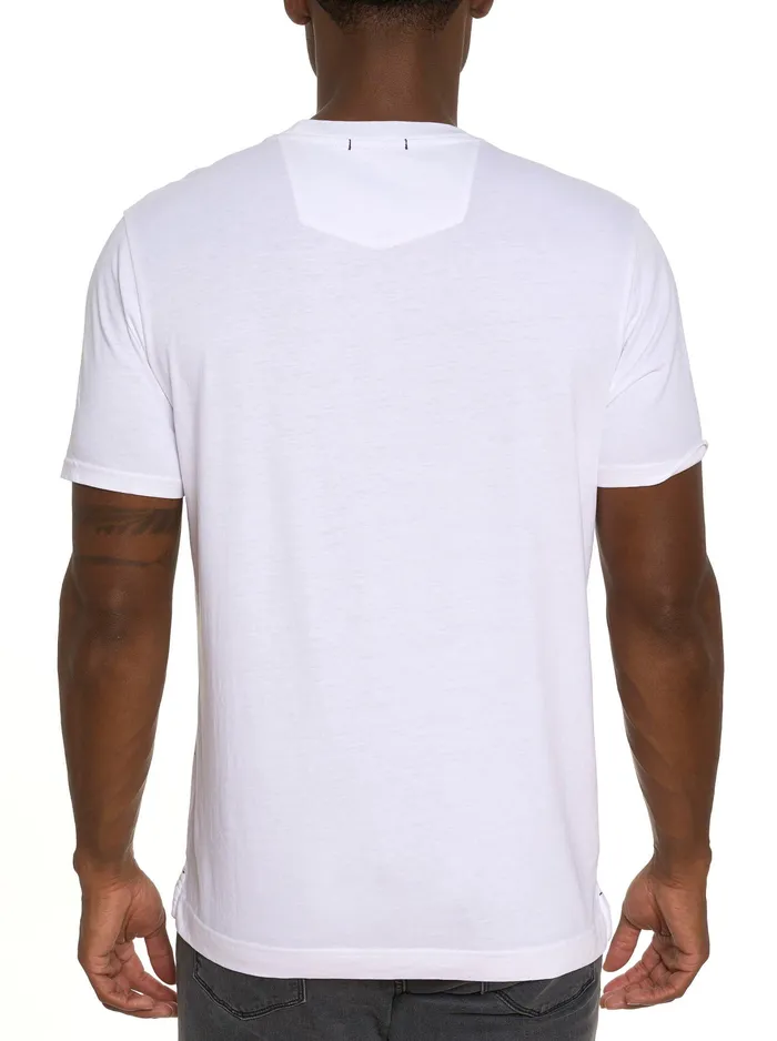 Robert Graham Polos and TShirts Men BOOM BOX SPLASH GRAPHIC TSHIRT White