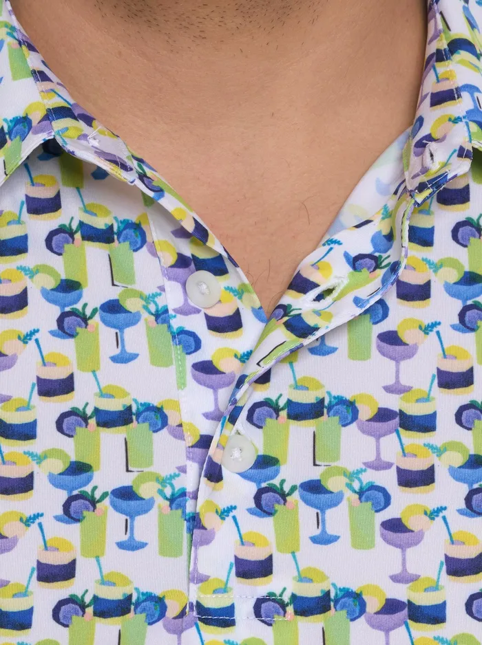 Robert Graham Polos and TShirts Men COCKTAIL HOUR KNIT POLO Navy