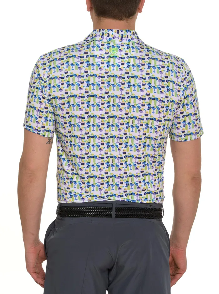 Robert Graham Polos and TShirts Men COCKTAIL HOUR KNIT POLO Navy