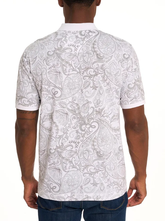 Robert Graham Polos and TShirts Men DOZER POLO Black