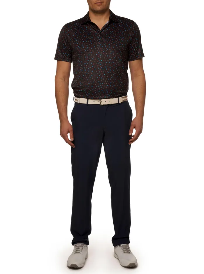Robert Graham Polos and TShirts Men DRINK AND SAIL PERFORMANCE POLO Black